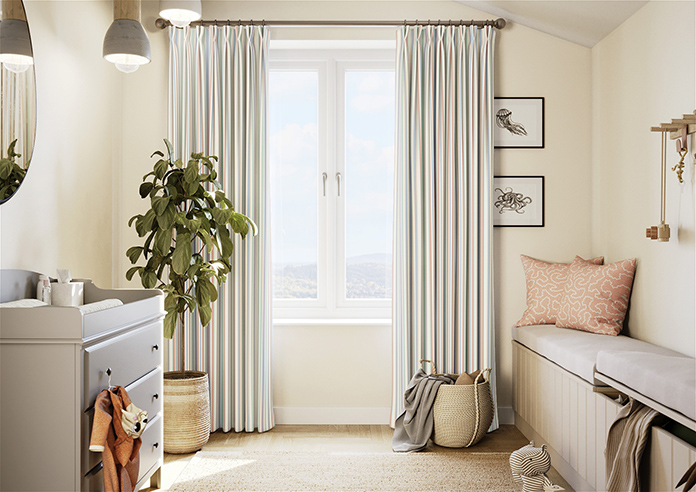 The British Stripe Co. Elizabeth, Brighton No.1 - Made to Measure Curtains - Image 3